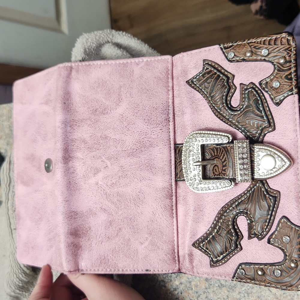 Western rhinestone Wallet - Picture 3 of 4